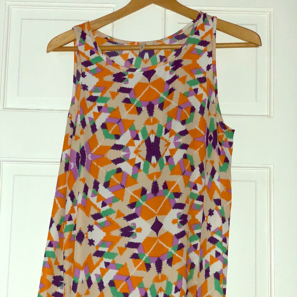 Colorful tank blouse!